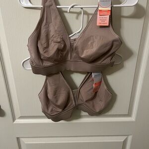 Jockey Women's Forever Fit Bra - Brown (lot of 2)